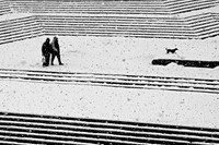 Snow in Skopje